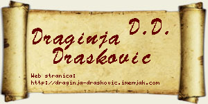 Draginja Drašković vizit kartica
